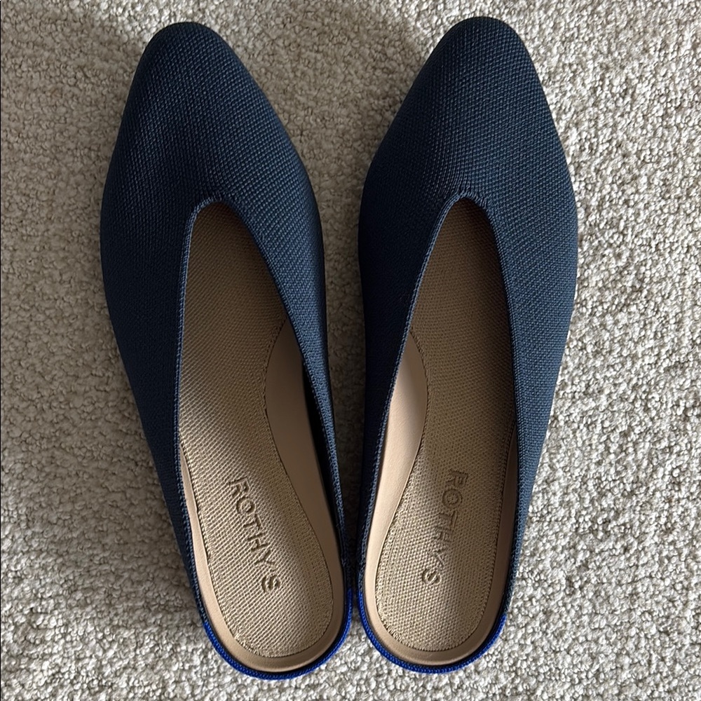 Rothy's Blue Flats Versatile and Comfortable
